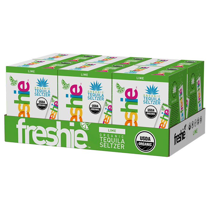 Freshie Organic Tequila Seltzer Lime - 4 Pack