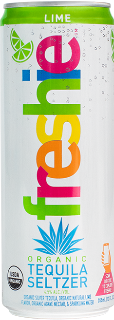 Freshie Organic Tequila Seltzer Lime - 4 Pack