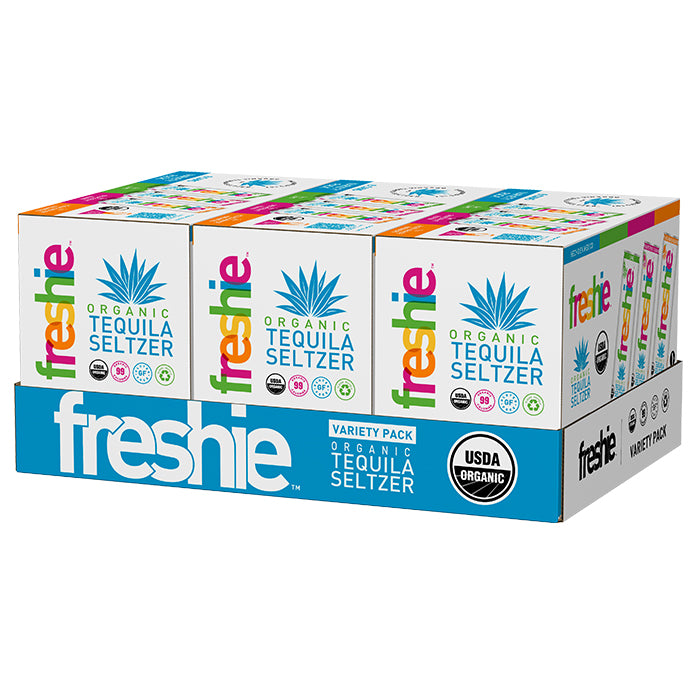 Freshie Organic Tequila Seltzer Variety Pack - 8 Pack